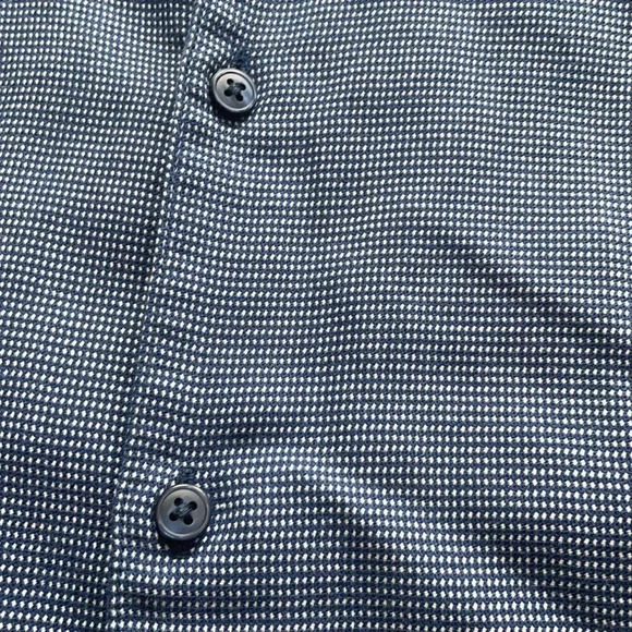 Zara Man slim fit button down Long sleeved Cotton Blue and white Men’s Size M - Picture 5 of 10